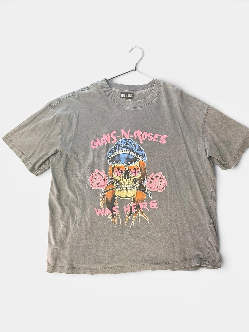 Guns N' Roses Was Here Tour Graphic Tee in Gray